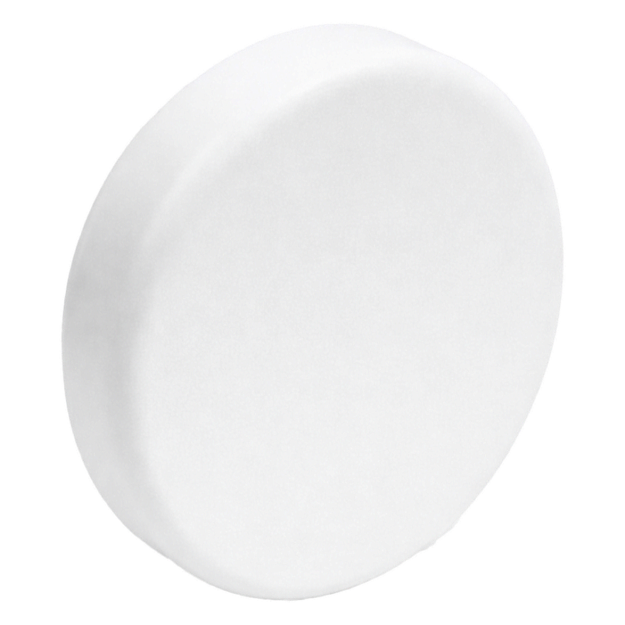 The WiFiReboot kinetic button, a matte-white dome the size of a coaster